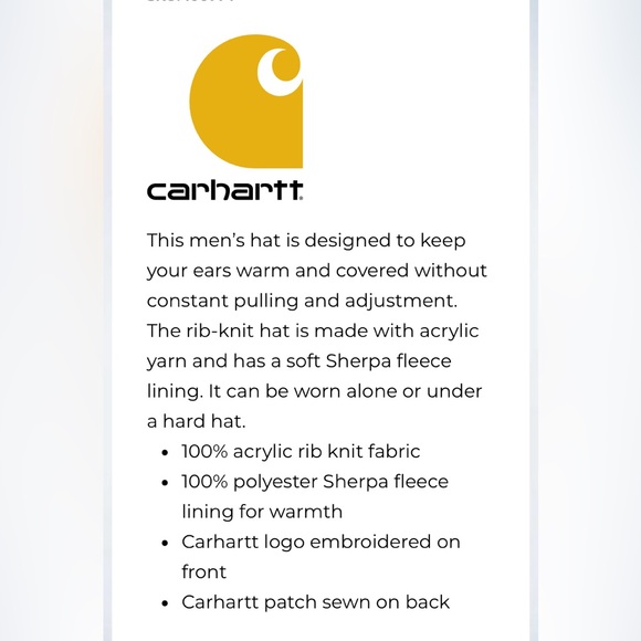 Carhartt Aztec Knit Earflap Hat - Picture 13 of 13